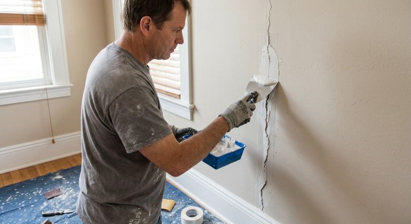 Basement Drywall Repair in Conroe, TX