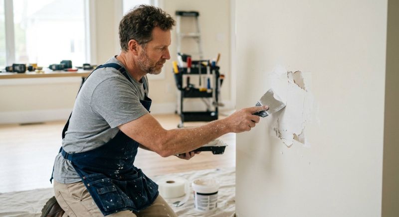 Bathroom Wall Patching in Wilmington, NC