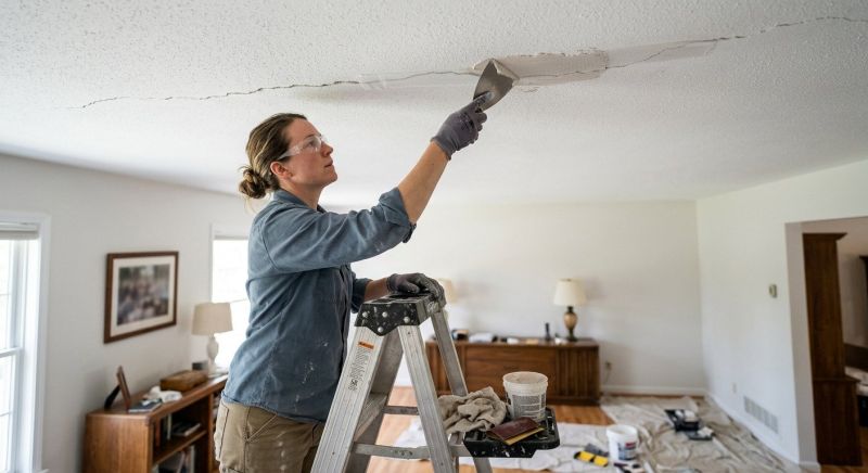 Bedroom Ceiling Repair in Conroe, TX