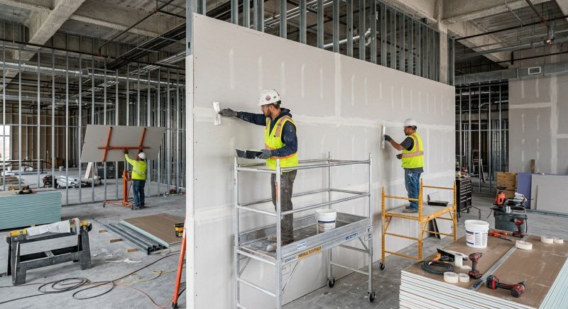 Commercial Drywall Renovation in Denver County, CO