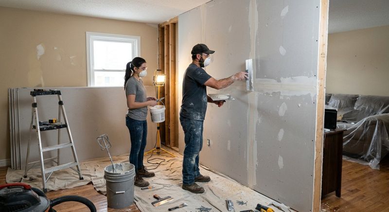 Drywall Renovation in Conroe, TX