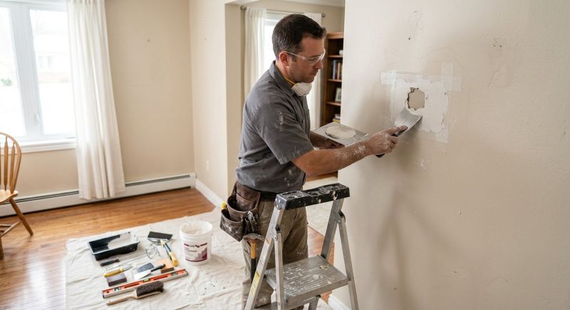 Garage Drywall Repair in Conroe, TX